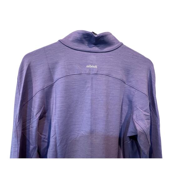 Allbirds Top Wmns XXLarge Quarter Zip Pullover Sweatshirt Mid Layer Run Purple - Picture 6 of 13